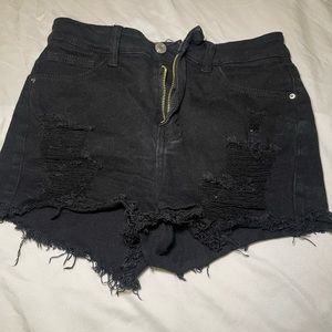 SHEIN Distressed Denim Shorts